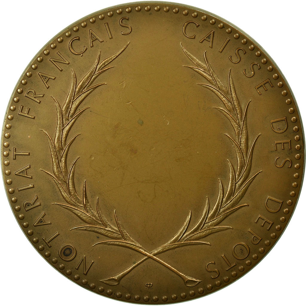 France, Medal, Notariat Français, Caisse des Dépôts, Solon, 1973, Rodier
