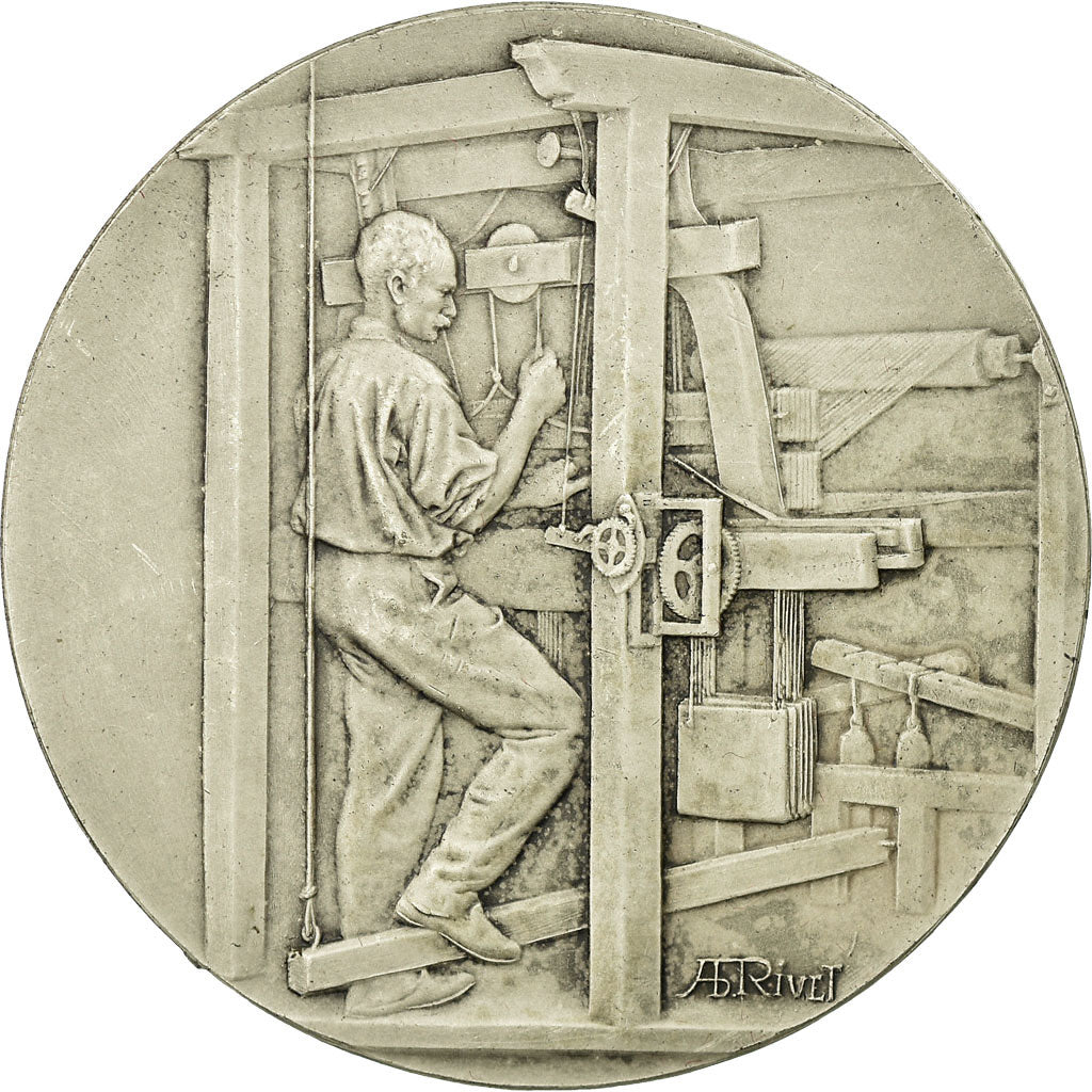 France, Médaille, Association Générale des tissus et des matières textiles