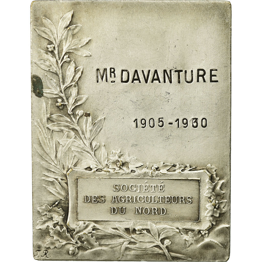 France, Médaille, Société des Agriculteurs du Nord, 1930, Rasumny, SUP