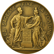 Frankreich, Medaille, La Banque de France, La Sagesse fixe la Fortune, 1950