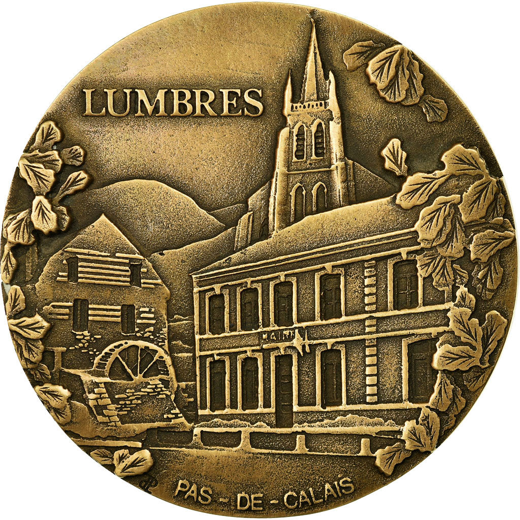 France, Medal, Lumbres, Pas-de-Calais, 1991, MS(63), Bronze