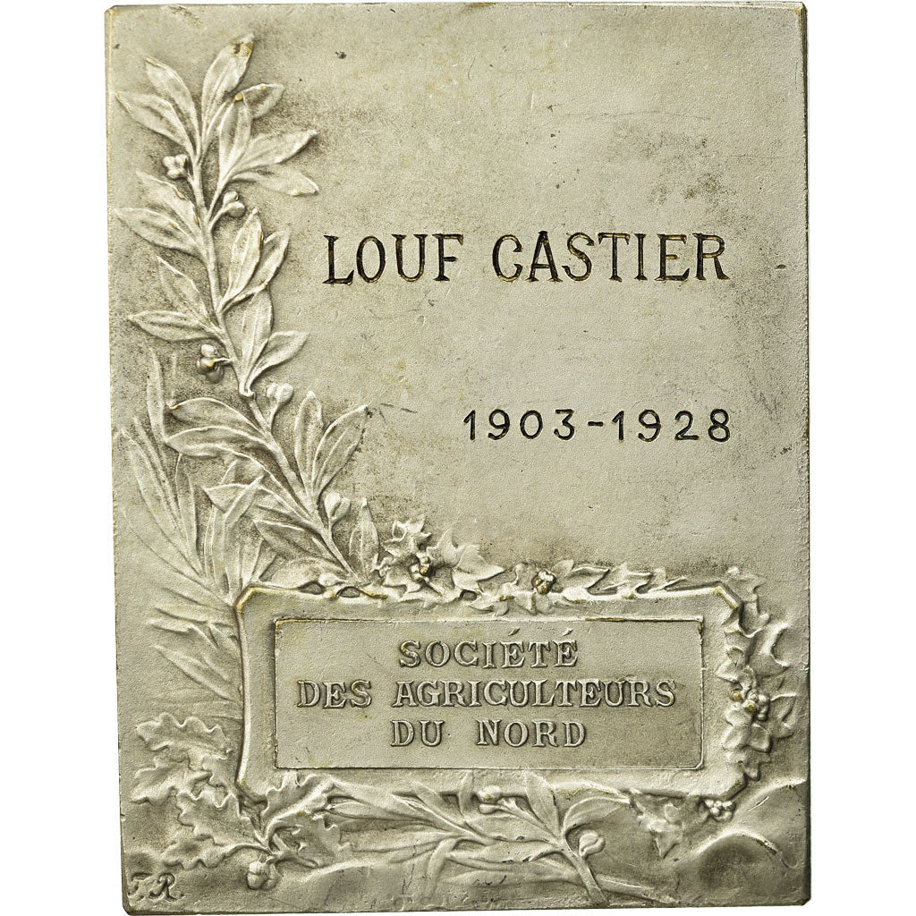 France, Médaille, Société des Agriculteurs du Nord, 1928, Rasumny, SUP