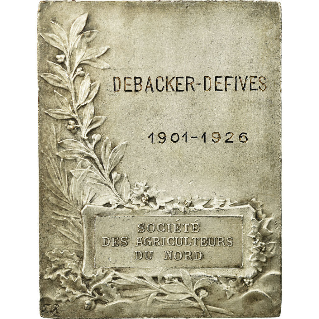 Frankrijk, Medaille, Société des Agriculteurs du Nord, 1926, Rasumny, PR+