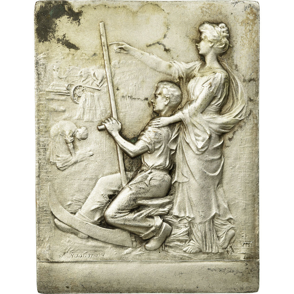 Francja, Medal, Société des Agriculteurs du Nord, 1926, Rasumny, AU(55-58)