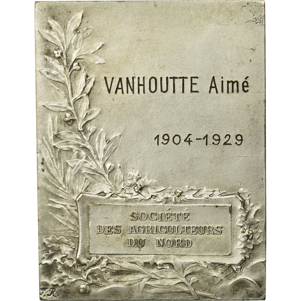 France, Médaille, Société des Agriculteurs du Nord, 1929, Rasumny, SUP+