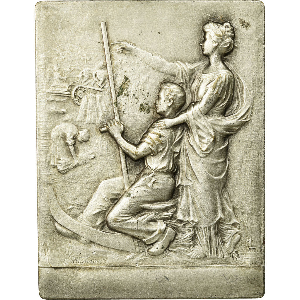 Francja, Medal, Société des Agriculteurs du Nord, 1930, Rasumny, AU(55-58)