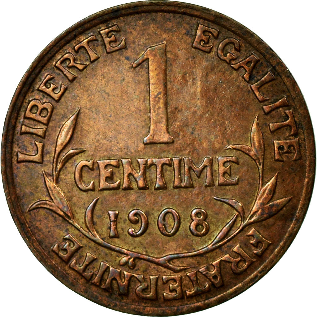 Coin, France, Dupuis, Centime, 1908, EF(40-45), Bronze, Gadoury:90