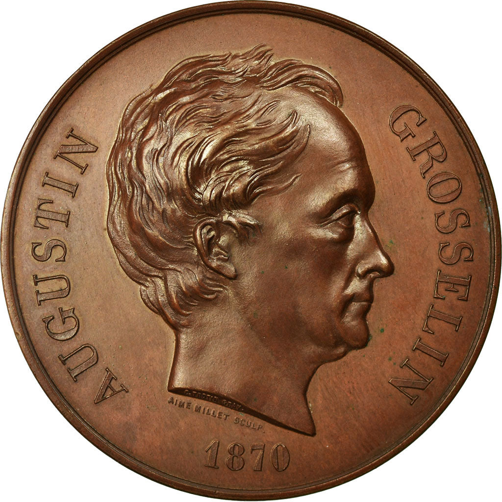 Frankreich, Medaille, Augustin Grosselin, Institution des Petites Familles