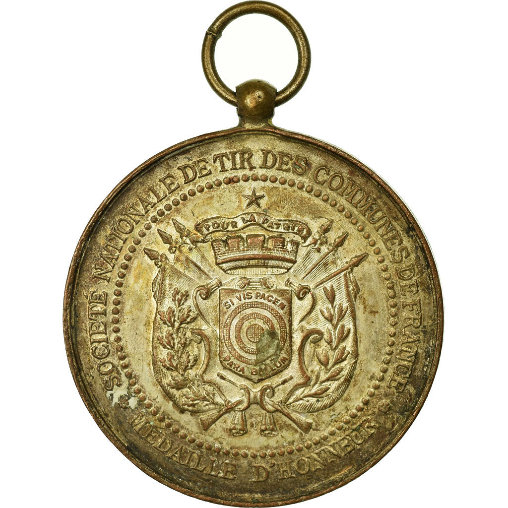 France, Médaille, Société Nationale de Tir des Communes de France, TB+