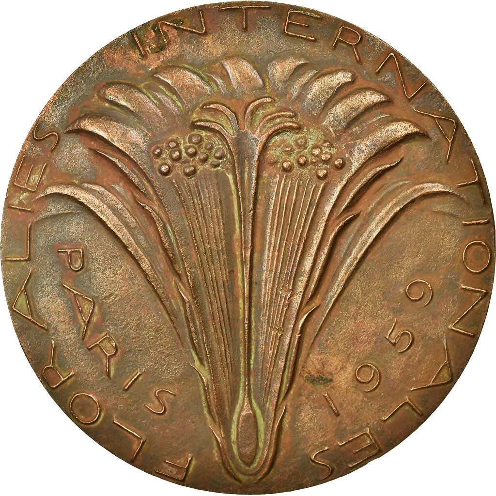 France, Medal, horticulture, Internationales Florales, Paris, 1959, A. Guzman