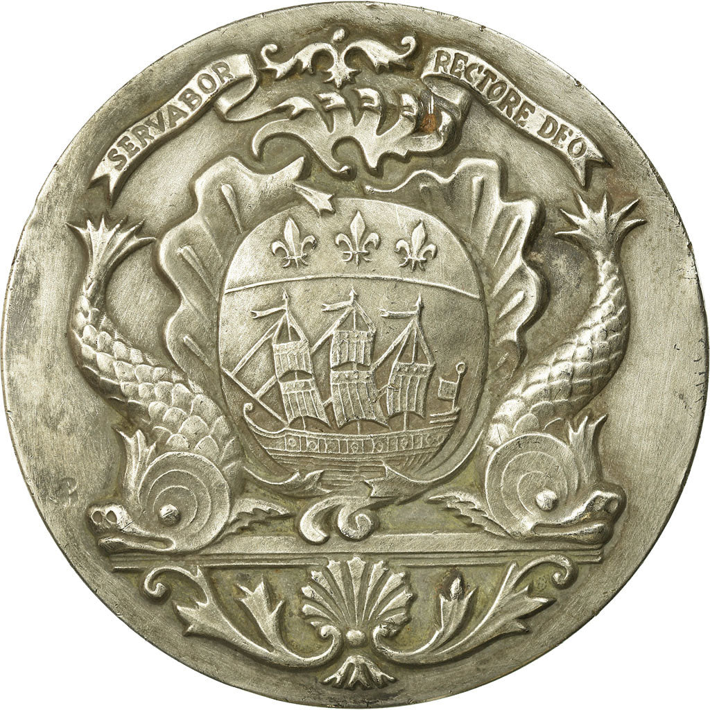France, Medal, Ville de La Rochelle, 1991, AU(55-58), Silver