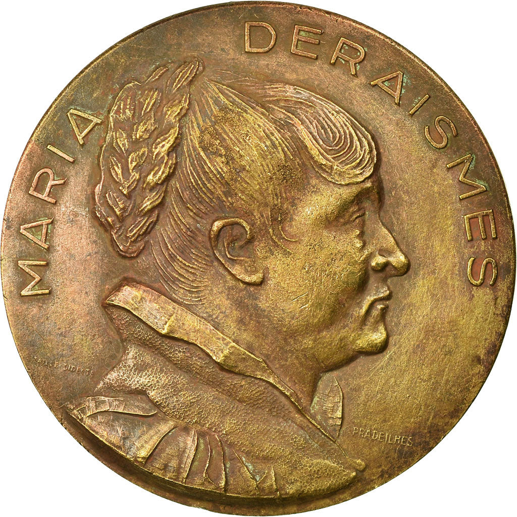 France, Médaille, Masonic, Centenaire de l'Initiation de Maria Deraismes, 1982