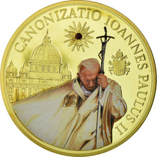 Vatican, Medal, Canonisation de Jean Paul II, MS(65-70), Copper Gilt