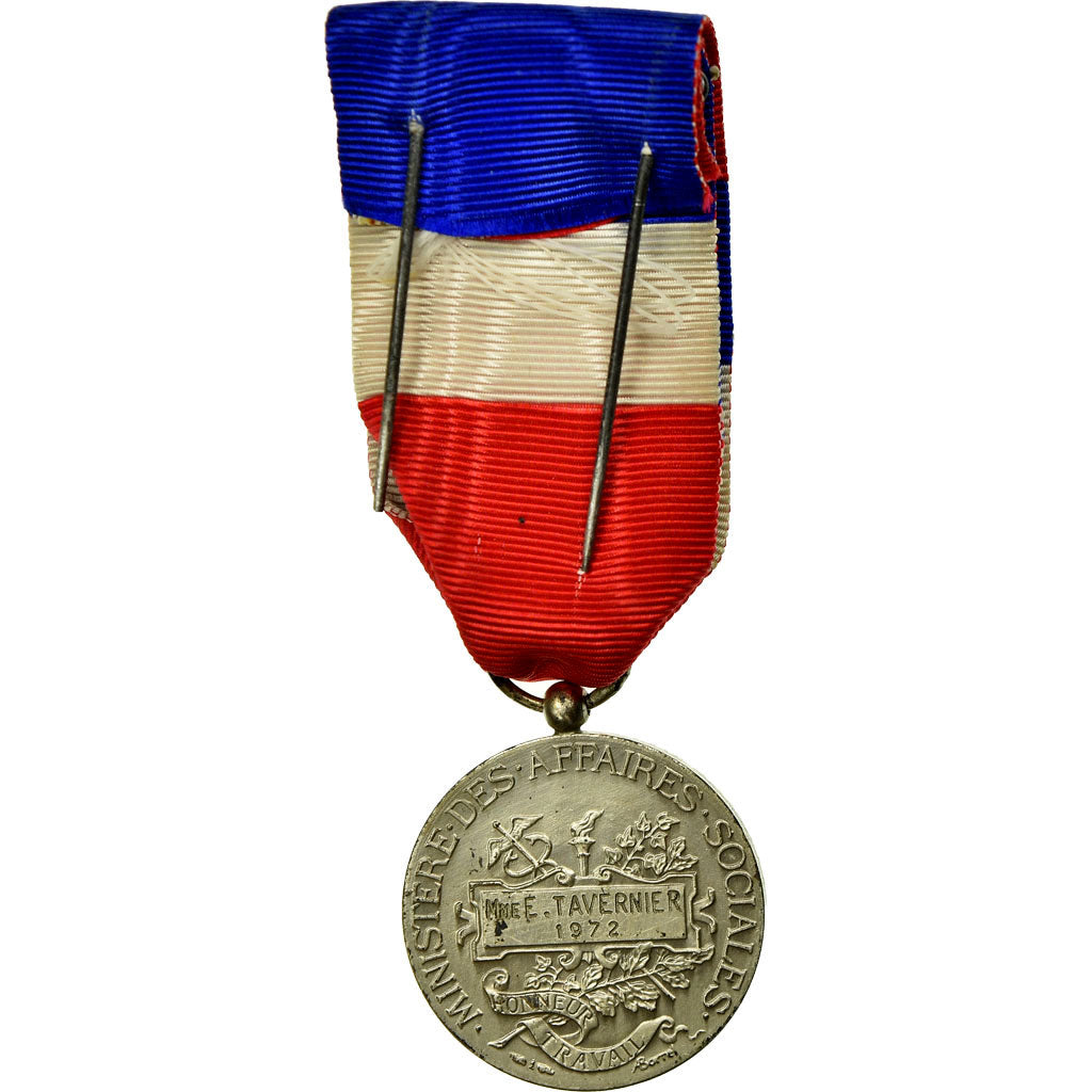 Frankreich, Médaille d'honneur du travail, Medaille, 1972, Excellent Quality