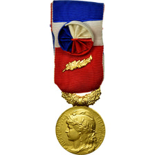 France, Médaille d'honneur du travail, Medal, 1985, Excellent Quality, Mattei