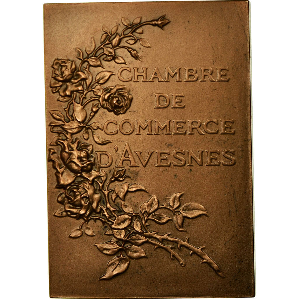 France, Médaille, Chambre de Commerce d'Avesnes, Dubois.A, SPL, Bronze