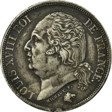Coin, France, Louis XVIII, Louis XVIII, 2 Francs, 1823, Paris, AU(50-53)