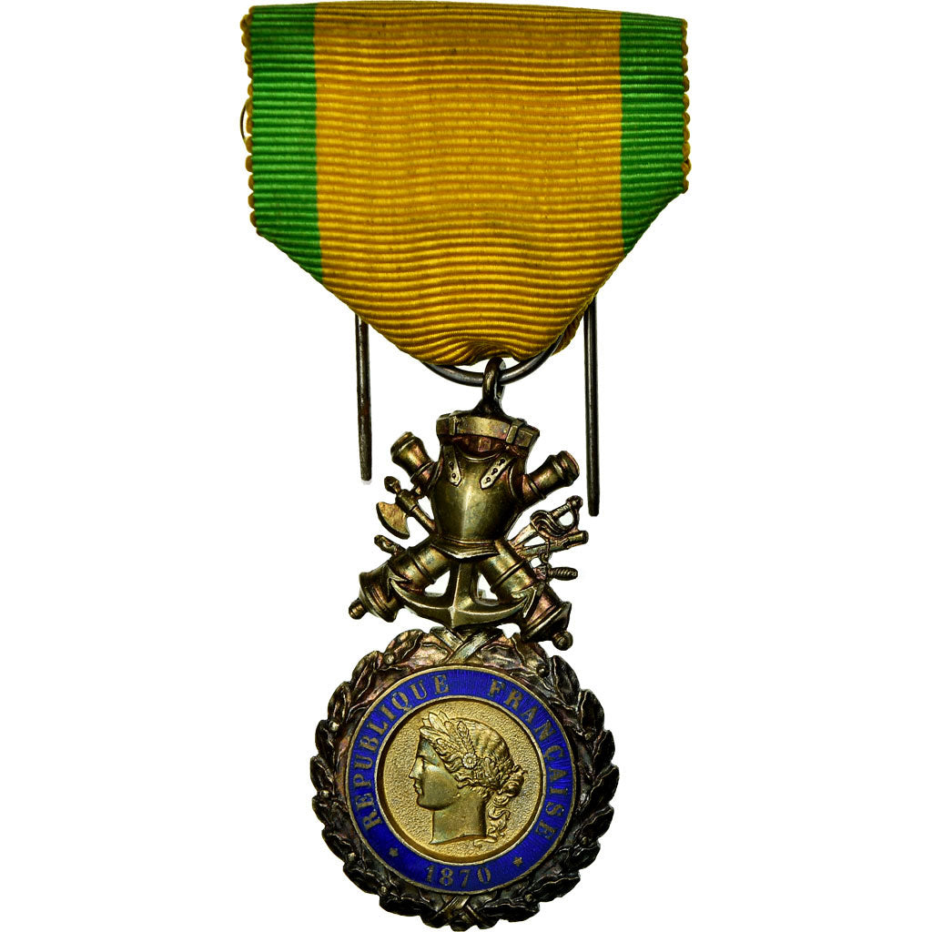 Francia, Troisième République, Valeur et Discipline, medaglia, 1870