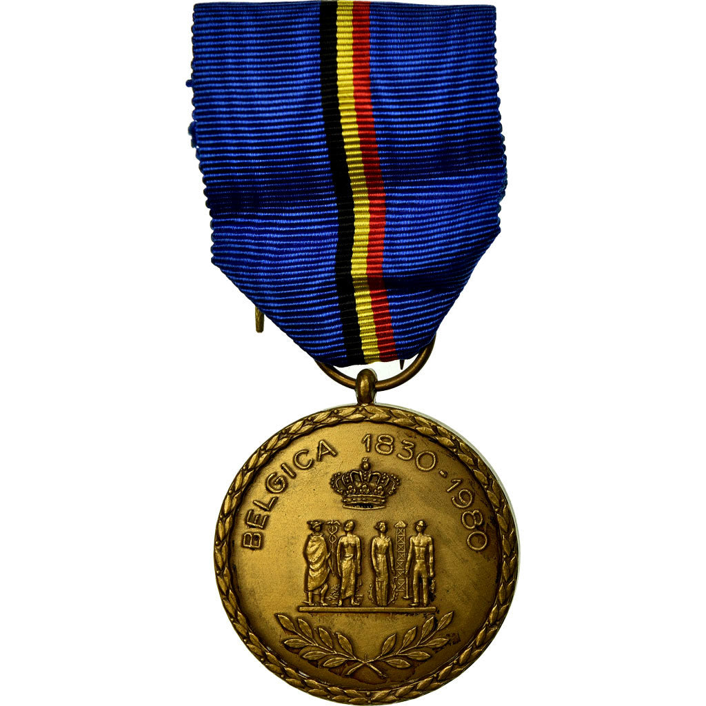 Belgique, Commémoration des 150 Ans de la Belgique, Médaille, 1830-1980, Non