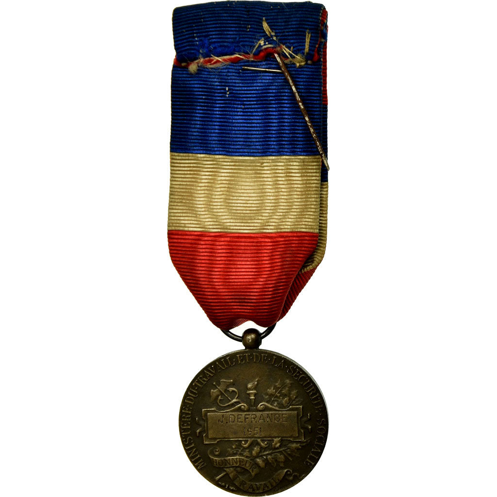 Frankreich, Médaille d'honneur du travail, Medaille, 1951, Very Good Quality