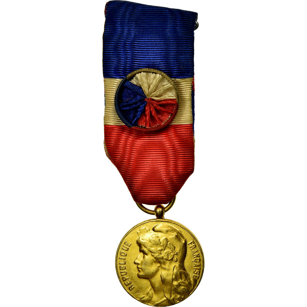 France, Médaille d'honneur du travail, Medal, 1961, Very Good Quality, Gilt