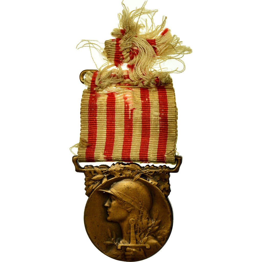 France, Grande Guerre, Medal, 1914-1918, Very Good Quality, Morlon, Bronze, 32