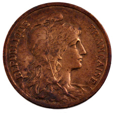 Francia, Dupuis, 10 Centimes, 1921, BB+, Bronzo, Gadoury:277