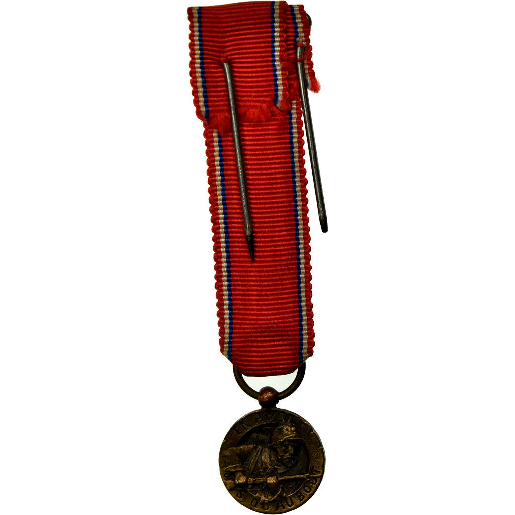 France, Verdun , On ne passe pas, Medal, 1916, Excellent Quality, Bronze, 13