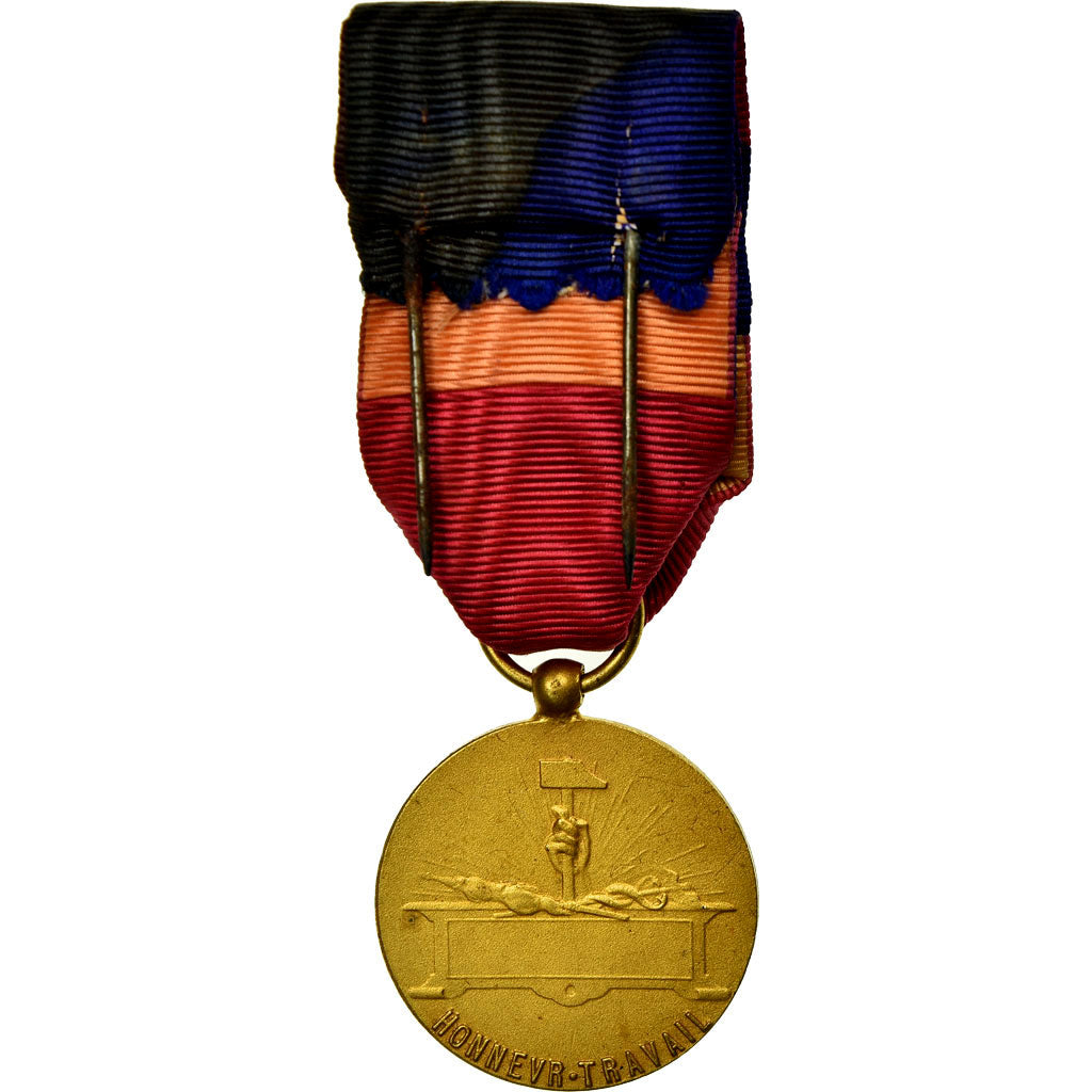 Frankreich, Médaille d'honneur du travail, Medaille, Good Quality, Gilt Bronze