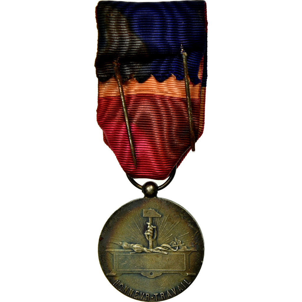 France, Médaille d'honneur du travail, Medal, Very Good Quality, Silver, 27