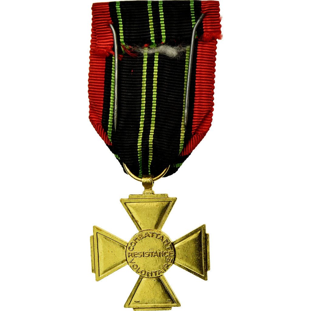 France, Croix du Combattant Volontaire de la Résistance, Medal, 1939-1945