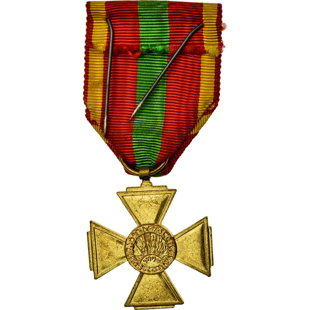 France, Croix du Combattant Volontaire, Médaille, 1939-1945, Excellent Quality