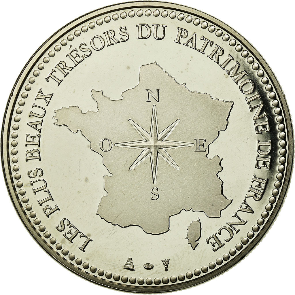 Francia, medalla, La Citadelle de Carcassonne, FDC, Cobre - níquel
