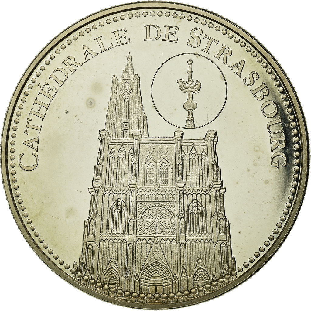 France, Medal, Strasbourg - Cathédrale n° 1, MS(65-70), Copper-nickel