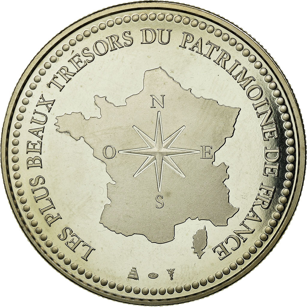 France, Medal, Le Mont Saint-Michel, MS(65-70), Copper-nickel