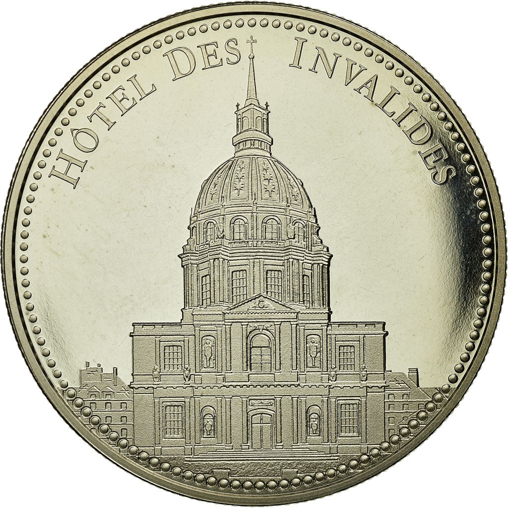 Francia, medaglia, L'Hôtel des Invalides, Paris, FDC, Rame-nichel