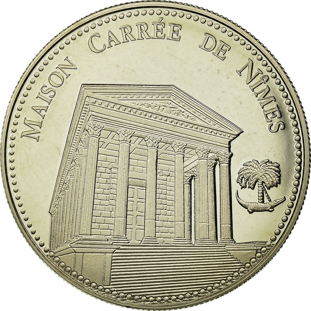 Frankreich, Medaille, La Maison Carrée de Nimes, STGL, Copper-nickel