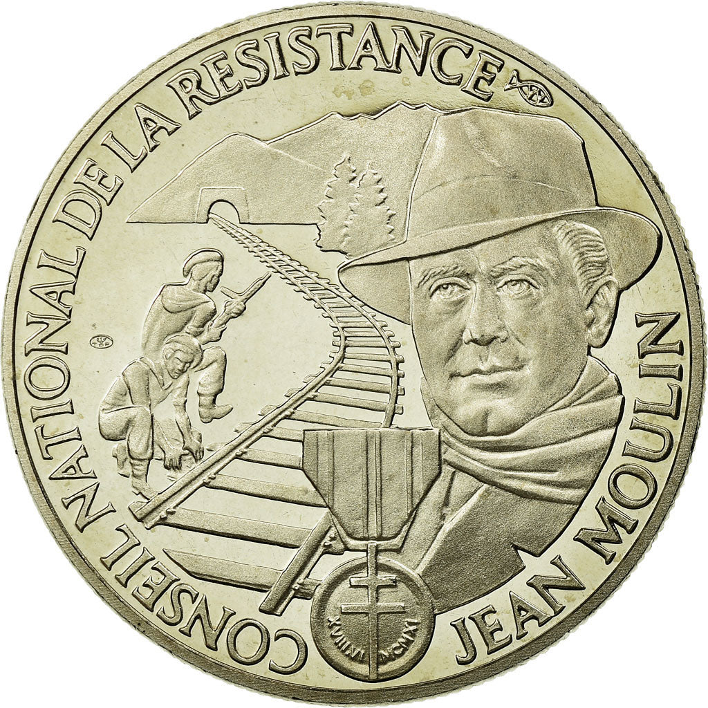 França, Medal, 1939-1945, Conseil National de la Résistance, Jean Moulin