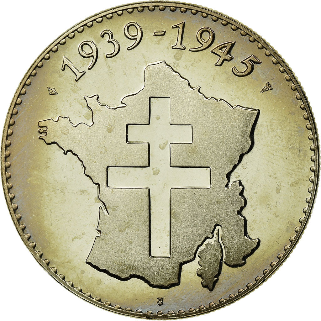 França, Medal, 1939-1945, Conseil National de la Résistance, Jean Moulin