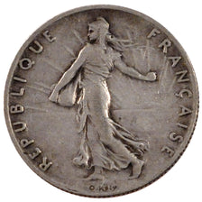 FRANCE, Semeuse, 50 Centimes, 1897, Paris, KM #854, EF(40-45), Silver, 18.1,...
