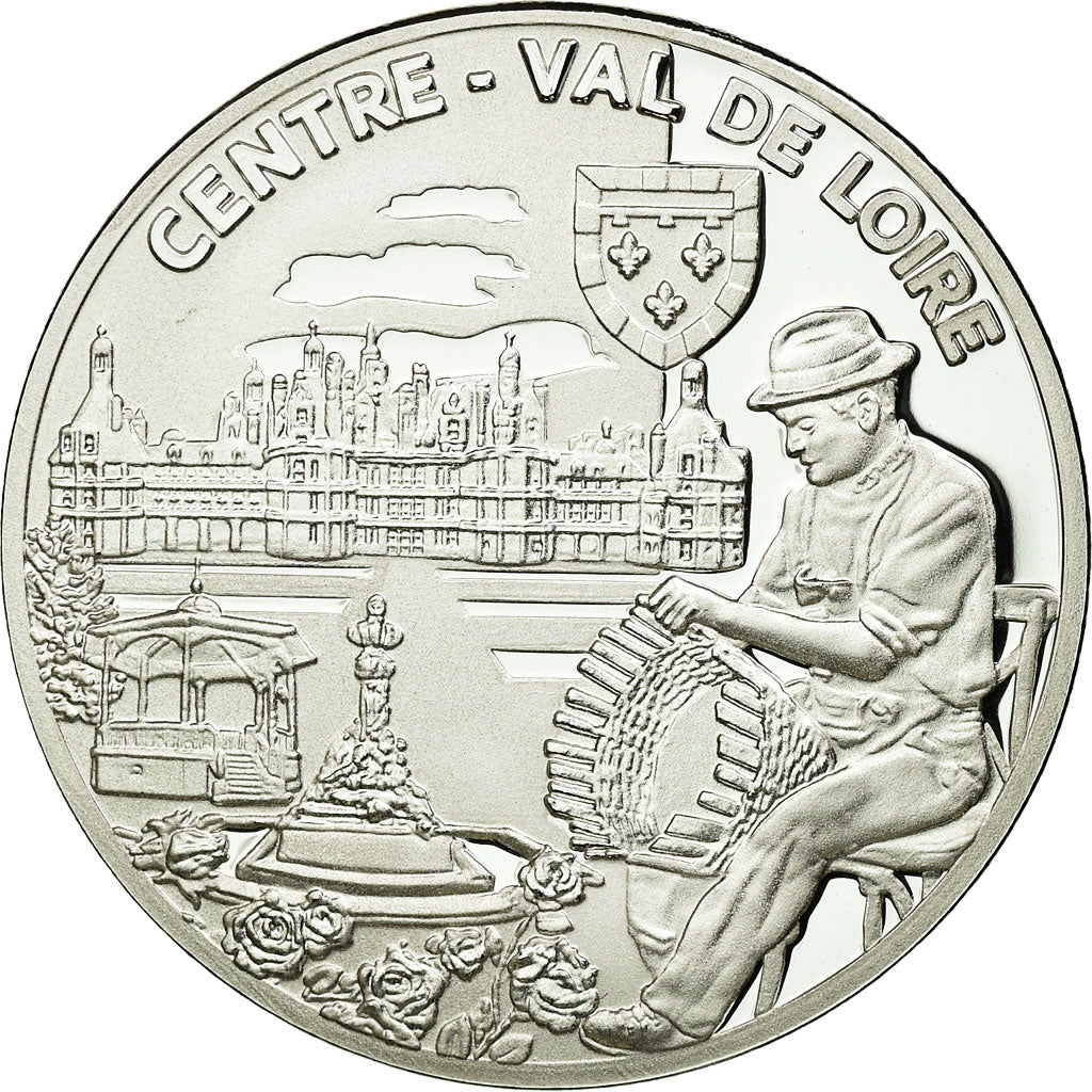 France, Medal, Régions de France, Centre-Val de Loire, MS(65-70), Silver