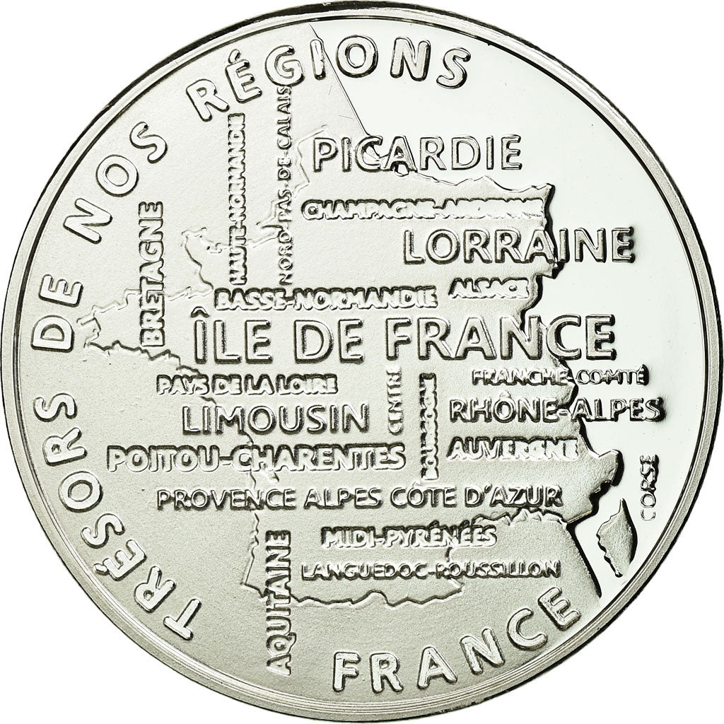 France, Medal, Régions de France, Centre-Val de Loire, MS(65-70), Silver