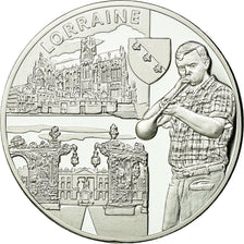 France, Médaille, Régions de France, Lorraine, FDC, Argent