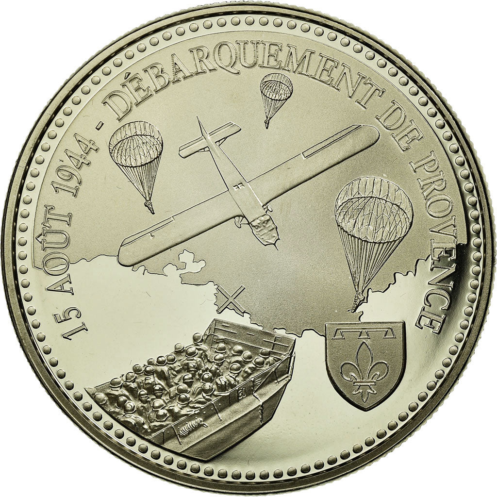France, Medal, Seconde Guerre Mondiale, Débarquement de Provence, Jimenez
