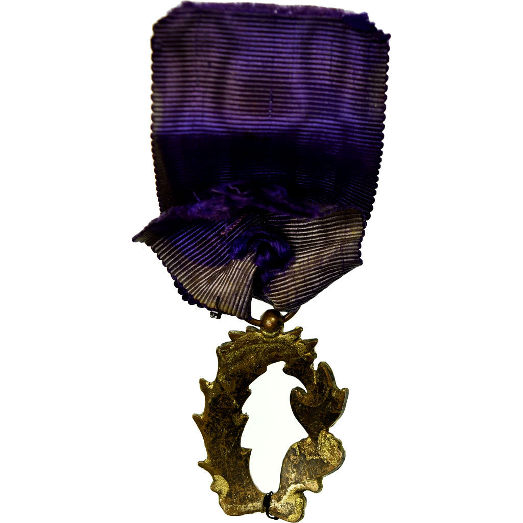 France, Ordre des Palmes Académiques, Médaille, Good Quality, Gilt Bronze, 35