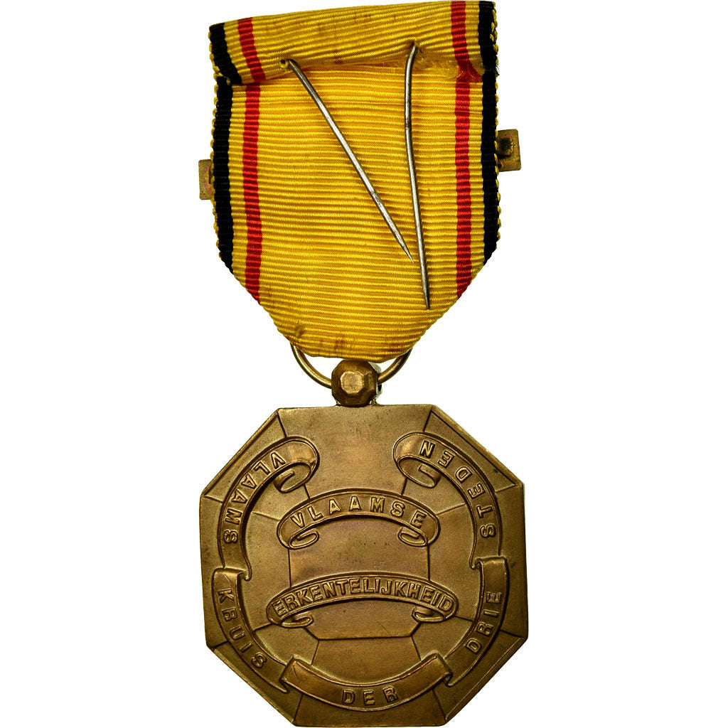 Belgium, Médaille des 3 Cités, Ypres, Medal, 1914-1918, Excellent Quality