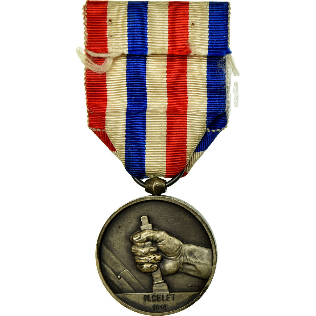Frankrijk, Médaille des cheminots, Medaille, 1940, Excellent Quality