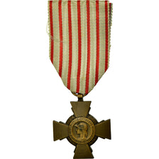 France, Croix du Combattant, Médaille, 1939-1945, Excellent Quality, Bronze, 38