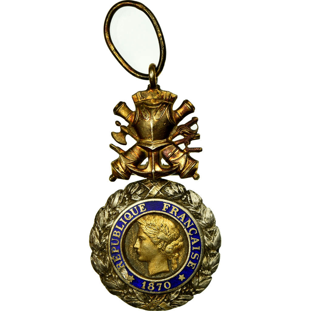 Frankreich, Troisième République, Valeur et Discipline, Medaille, 1870, Very