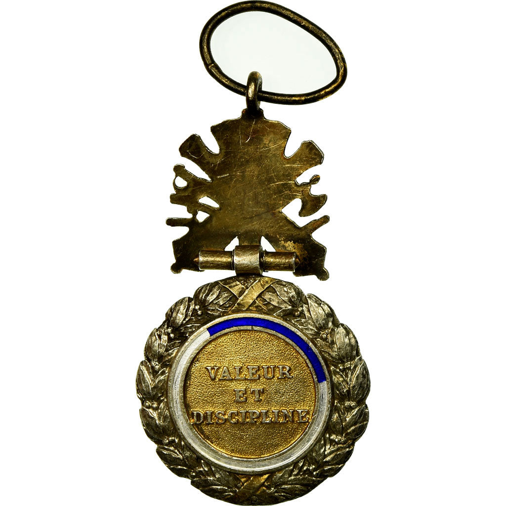 Frankreich, Troisième République, Valeur et Discipline, Medaille, 1870, Very